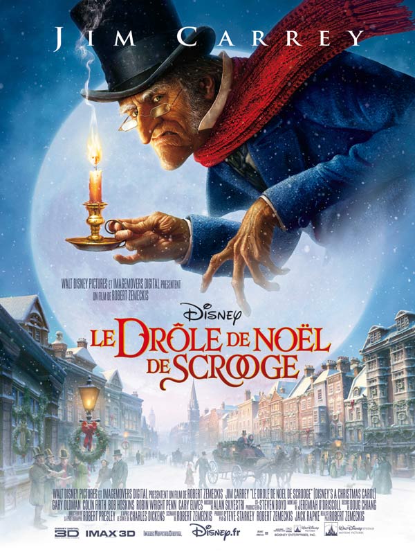 Affiche de Le drôle de Noël de Scrooge avec la voix de Jim Carrey