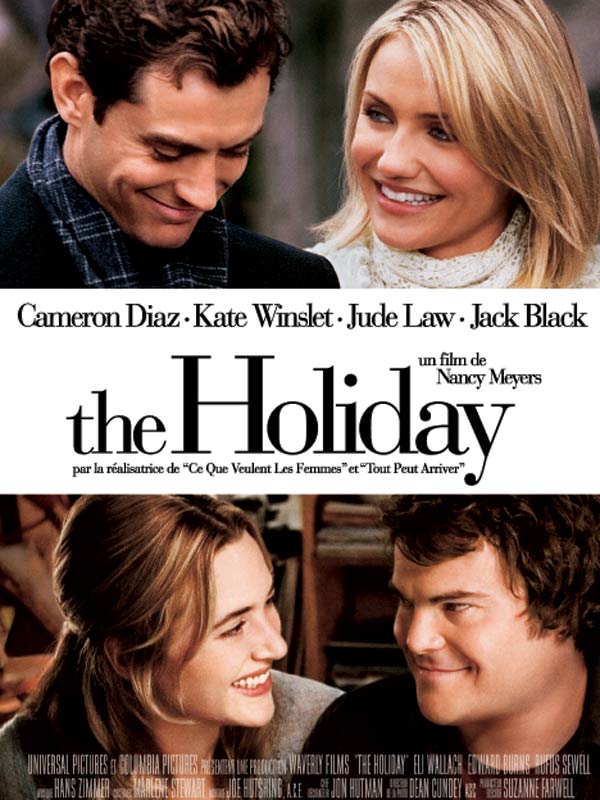 : Affiche de The Holiday, avec Cameron Diaz et Jude Law notamment